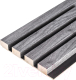 Реечная панель Grace МДФ панель 3D Line Modern L05 Серый тик (2750х160х19мм) - 