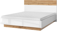Двуспальная кровать Anrex Taurus 160 ПМ (белый/дуб вотан) - 
