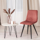 Миниатюра изображения товара Стул Tetchair Chilly X ткань/металл (коралловый Barkhat 15/черный)