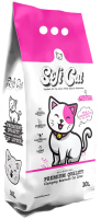 

Наполнитель для туалета Soft Cat, С ароматом детской присыпки комкующийся