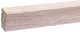 Финишная рейка для реечной панели Grace L03 Ель серебристая, с монтажной планкой в комплекте (2750х27х18мм) - 
