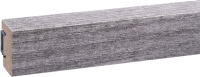 Финишная рейка для реечной панели Grace L05 Серый тик, с монтажной планкой в комплекте (2750х27х18мм) - 