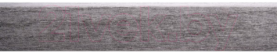 Финишная рейка для реечной панели Grace L05 Серый тик, с монтажной планкой в комплекте (2750х27х18мм)