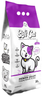

Наполнитель для туалета Soft Cat, С ароматом лаванды комкующийся