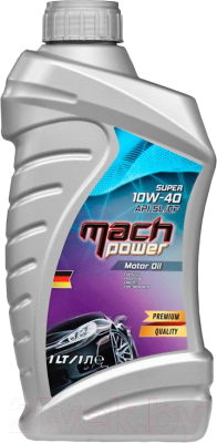 Моторное масло Machpower Super 10W40 API SL/CF полусинтетическое / 744086 (1л)