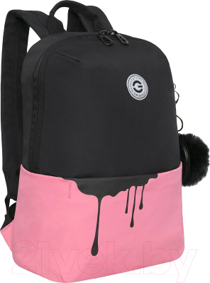 Рюкзак Grizzly RXL-320-2 (черный/розовый)