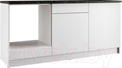 Шкаф-стол кухонный Eligard Urban ШСК 180 (белый/кастилло темный)