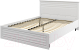 Двуспальная кровать Мебель-Неман Денвер МН-040-01-180 (белый) - 