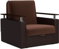 Кресло-кровать Mebel-Ars Шарк (шоколад) - 