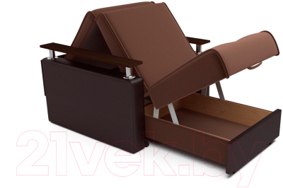 Кресло-кровать Mebel-Ars Шарк (шоколад)