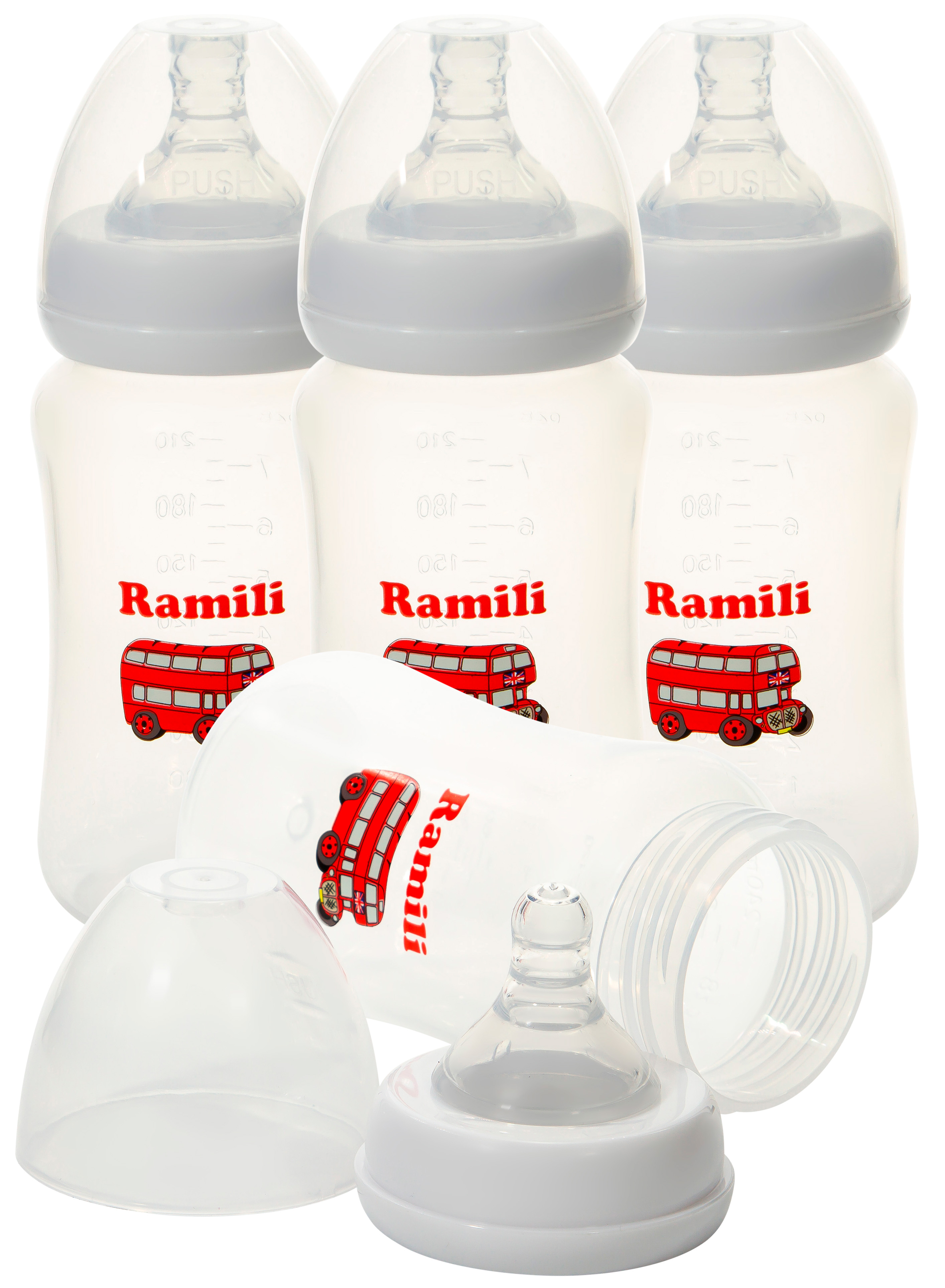 Набор бутылочек для кормления Ramili Baby 240MLX4