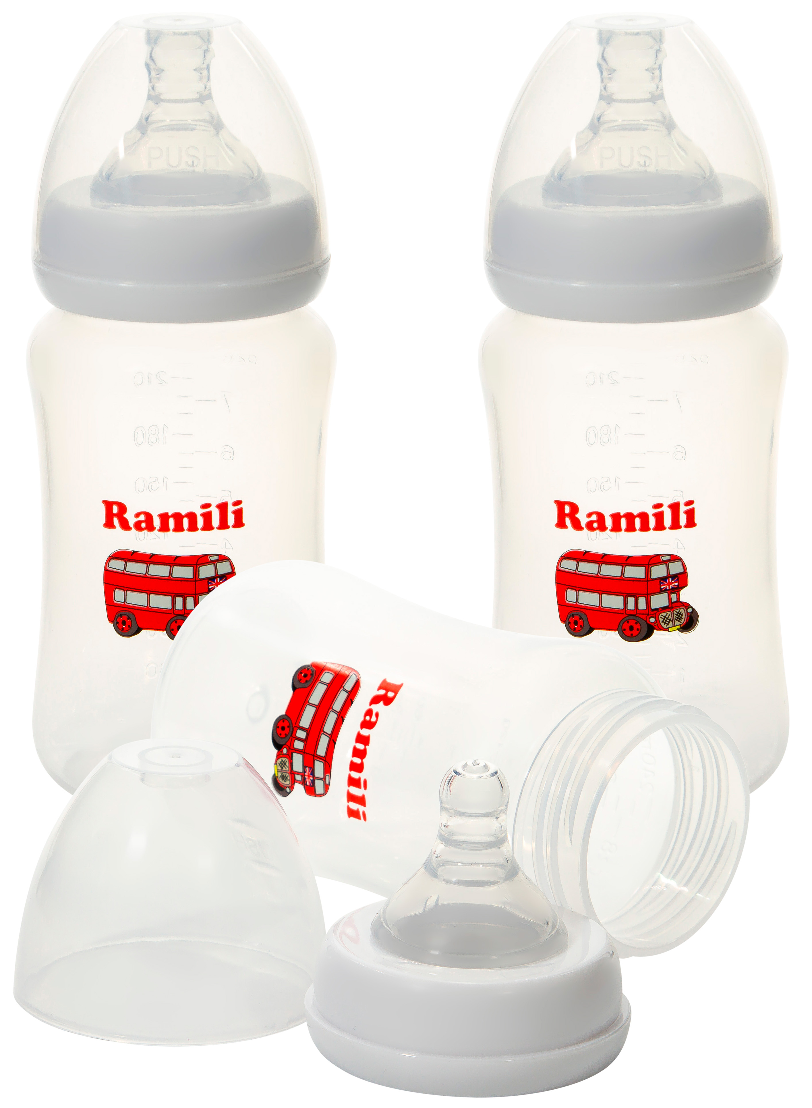 Набор бутылочек для кормления Ramili Baby ML240X3