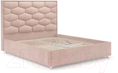 Двуспальная кровать Mebel-Ars Рица 160 (кордрой бежевый)