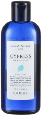 Шампунь для волос Lebel Против перхоти Natural Hair Soap Cypress (240мл)