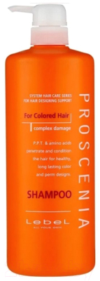 Шампунь для волос Lebel Для окрашенных волос Proscenia Shampoo (1л)