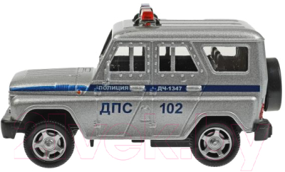 Автомобиль игрушечный Технопарк UAZ Hunter Полиция / HUNTER-11POL-SR