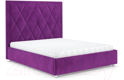 Двуспальная кровать Mebel-Ars Треви 160 (фиолетовый)