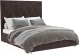 Двуспальная кровать Mebel-Ars Треви 160 (кордрой коричневый) - 