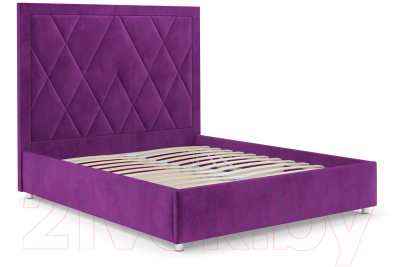 Полуторная кровать Mebel-Ars Треви 140 (фиолетовый)