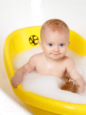 Ванночка детская Amarobaby Raft / AB221401R/04 (желтый)