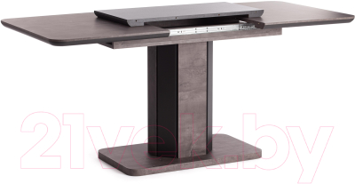 Обеденный стол Tetchair Skat 120-160x80x75 (оникс/графит)