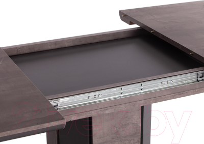Обеденный стол Tetchair Skat 120-160x80x75 (оникс/графит)