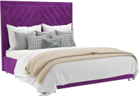 Полуторная кровать Mebel-Ars Мишель 140 (фиолетовый) - 