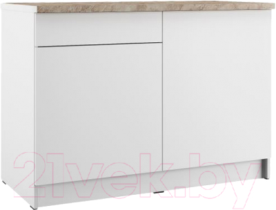 Шкаф-стол кухонный Eligard Urban ШСК 120 (белый/малага)