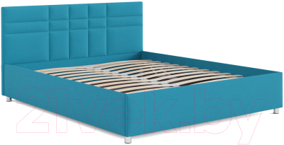 Полуторная кровать Mebel-Ars Нью-Йорк 140 (синий)