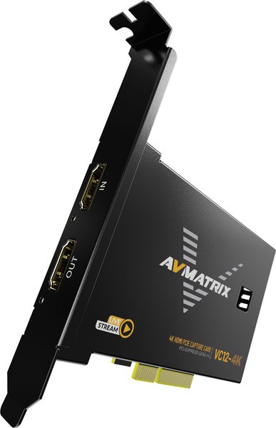 Устройство видеозахвата Avmatrix VC12-4K HDMI PCIE / 29982