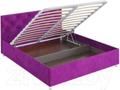 Полуторная кровать Mebel-Ars Классик 140 (фиолетовый)