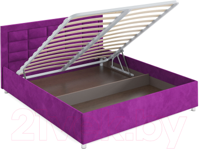 Двуспальная кровать Mebel-Ars Версаль 160 (фиолетовый)