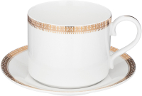 Чашка с блюдцем Lefard Crown / 590-458 (золото) - 