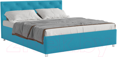 Полуторная кровать Mebel-Ars Классик 140 (синий)
