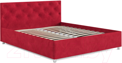 Двуспальная кровать Mebel-Ars Классик 160 (кордрой красный)