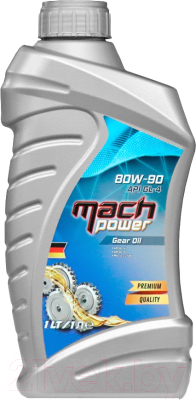 Трансмиссионное масло Machpower Gear GL-4 80W90 для МКПП / 744088 (1л)