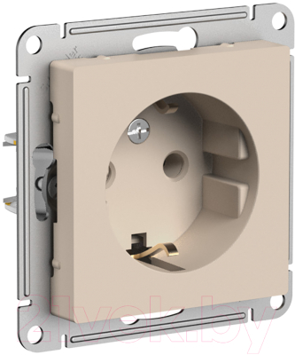 Розетка Systeme (Schneider) Electric AtlasDesign ATN001243 (песочный)