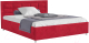 Полуторная кровать Mebel-Ars Версаль 140 (кордрой красный) - 