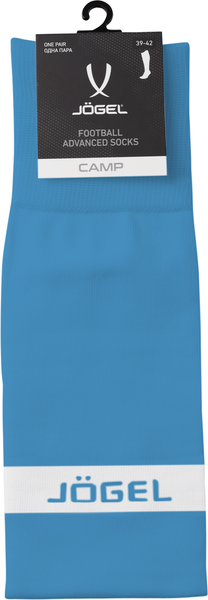 Гетры футбольные Jogel Camp Advanced Socks / JC1GA0322.Z1 (р-р 28-31, голубой/белый)