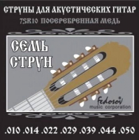 Струны для акустической гитары Fedosov 7SR10 - 