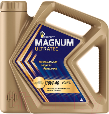 Моторное масло Роснефть Magnum Ultratec 10W40 (4л)