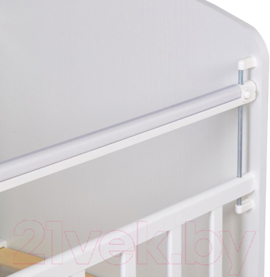 Детская кроватка Фея 750 Бегемотик / 0002551.9.15 (белый)