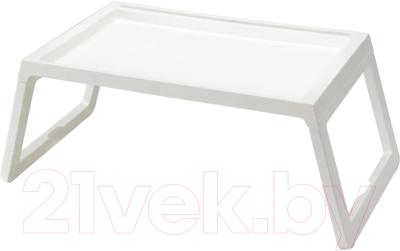 Поднос-столик Рыжий кот Skandi / 104915 (белый)