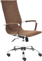Кресло офисное Tetchair Urban флок (коричневый 6) - 