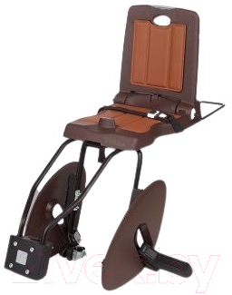 Детское велокресло Bobike Junior Classic Plus / 8010500006 (Brown)