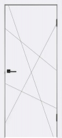 Дверь межкомнатная Velldoris Эмаль Scandi S 90x200 без врезки (белый) - 