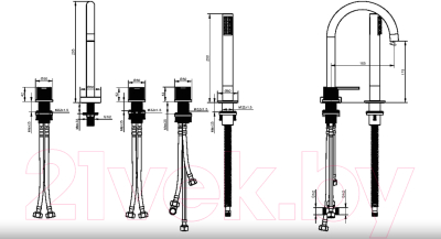 Смеситель Maxonor Pure Life PL1287-7