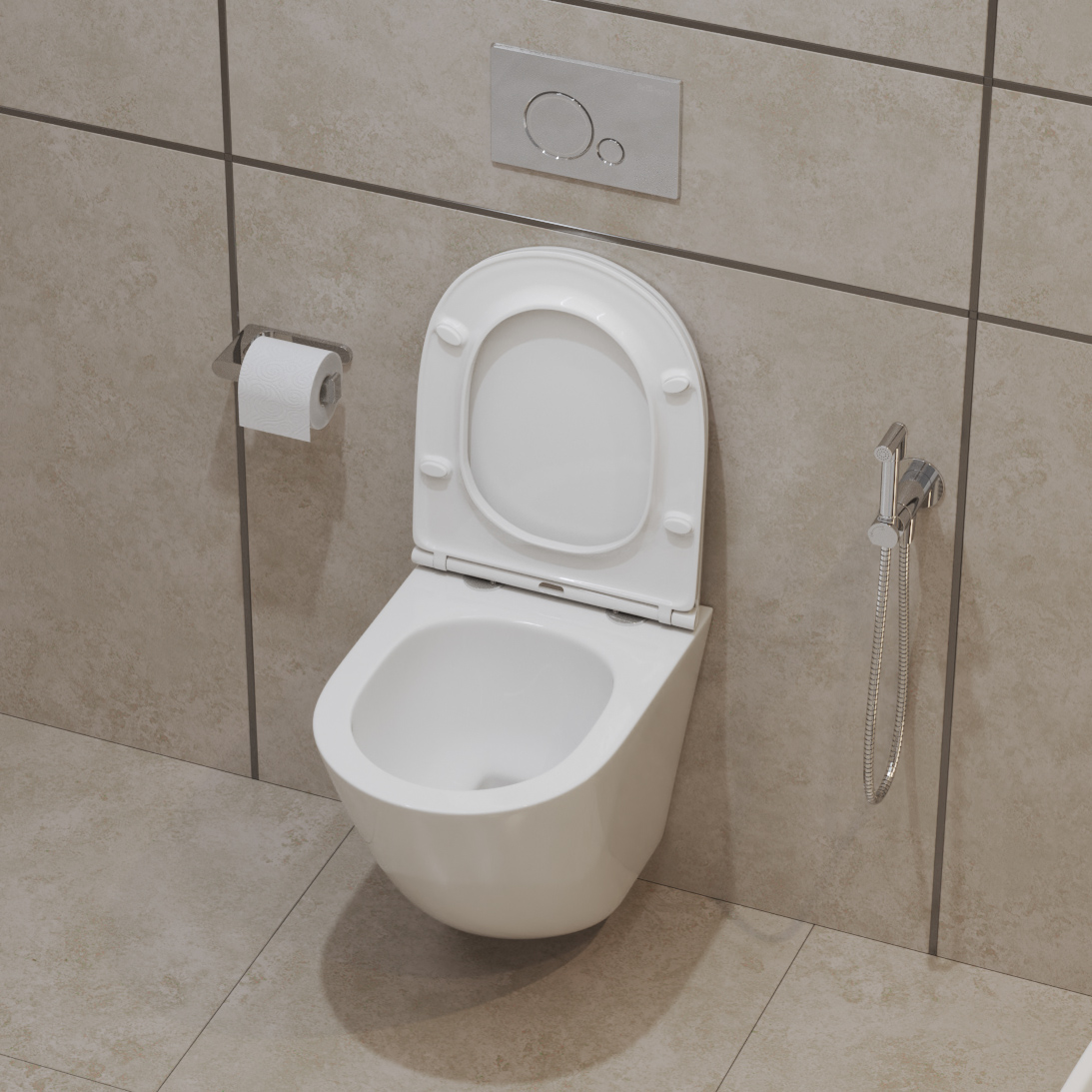 Унитаз подвесной BelBagno BB046CH-TOR