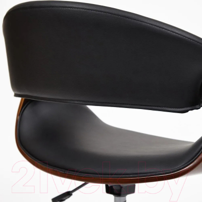 Кресло офисное Tetchair Bend (орех/кожзам черный)