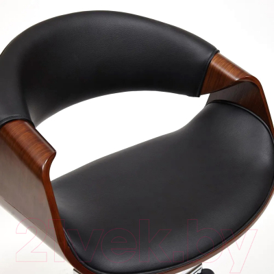 Кресло офисное Tetchair Bend (орех/кожзам черный)